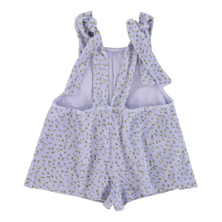 Piupiuchick Combishort Eponge Fleur Coton Bio | Lavande