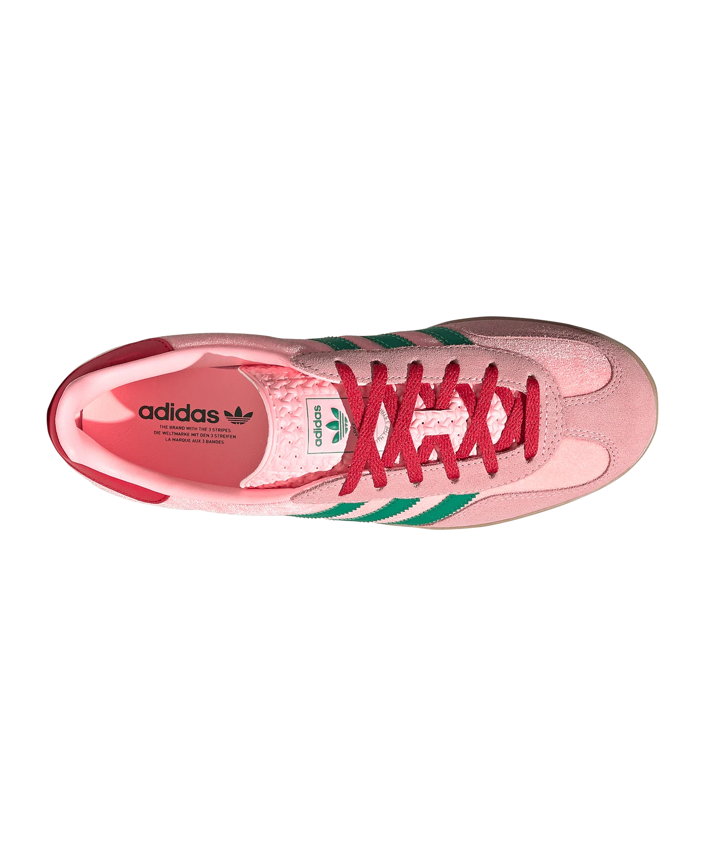 adidas Originals Gazelle Indoor Sneaker Rosa Grün