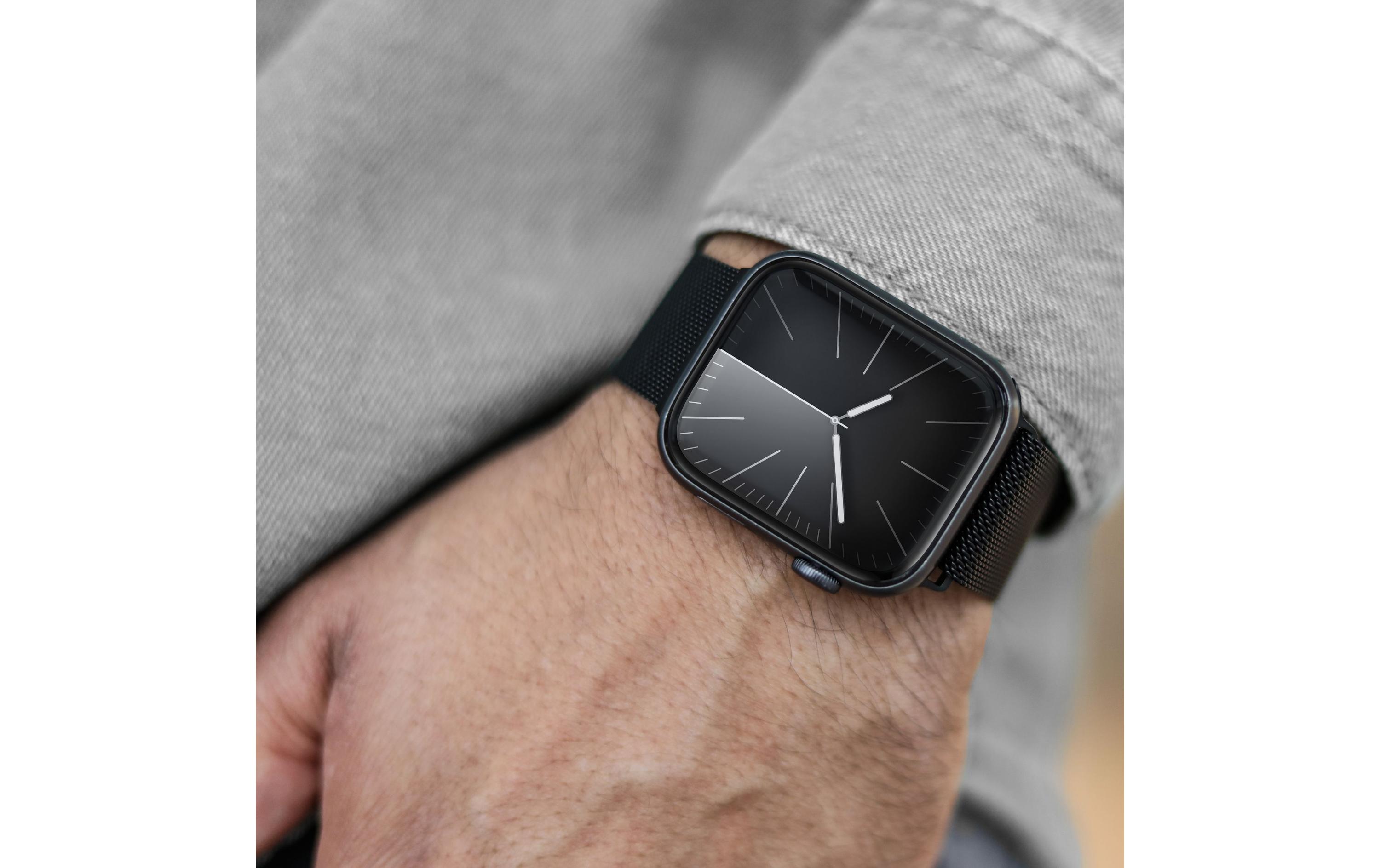 Armband Milanese Loop 2 Apple Watch 38/44/45/49 mm BlackEdelstahl-Armband für Apple Watch 38/44/45/49 mm