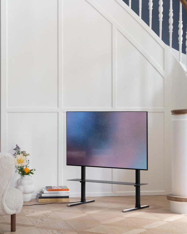 Pedestal Straight Tall tv-standaard Mushroom