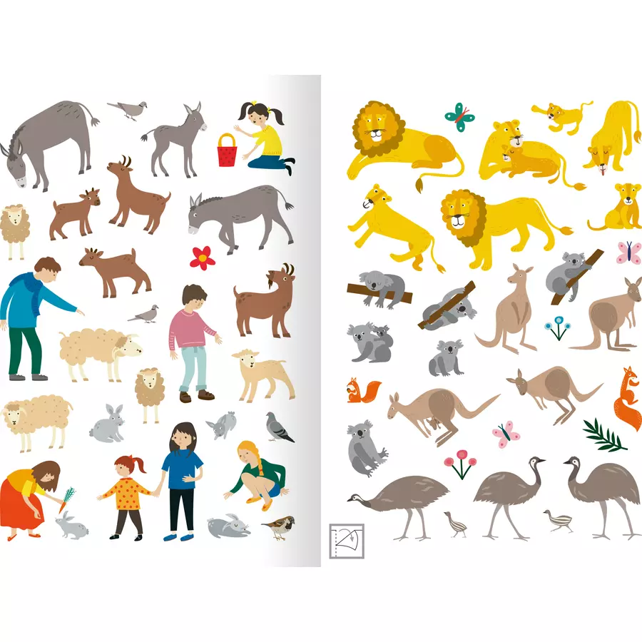 arsEdition MINI-Stickerheft Im Zoo