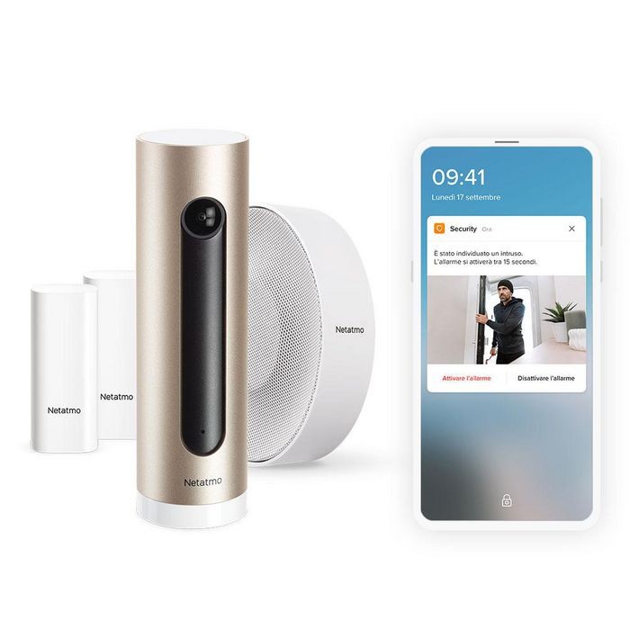 Netatmo - Indendørs Kamera, Sensorer & Sirene Bundle