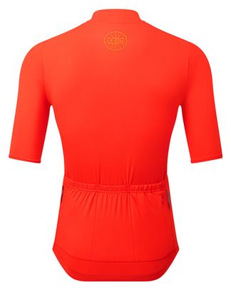 Maillot Manches Courtes Le Col Léger Hors Categorie Rouge