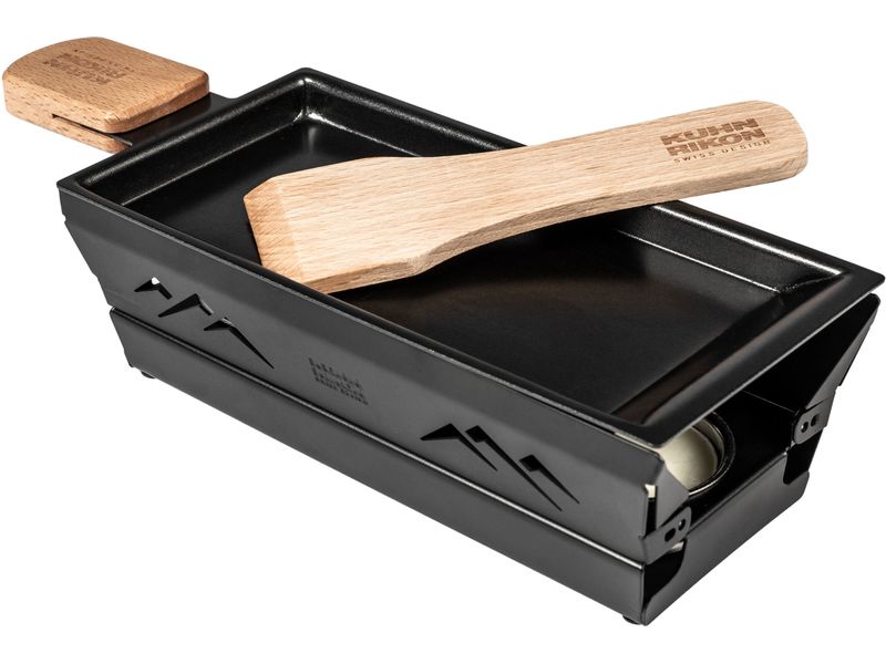 Kuhn Rikon Teelicht-Raclette Mini Berge Schwarz Raclette-Set