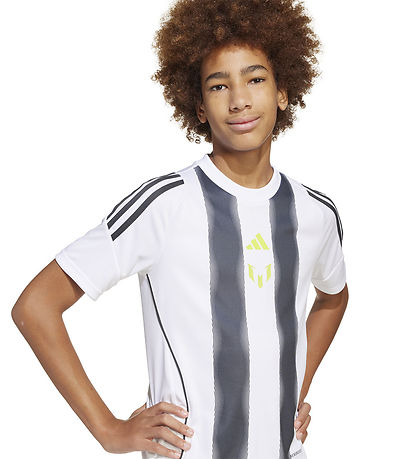 adidas Performance T-Shirt - Messi TR Jsy Y - White/Carbon