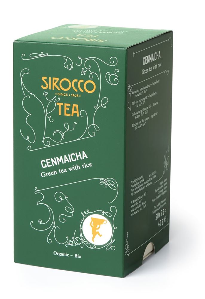 SIROCCO Teebeutel Tees Genmaicha Box 20 Stk
