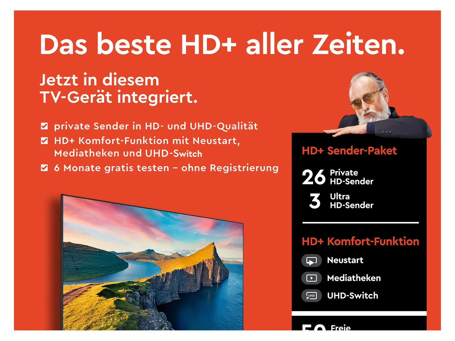 TELEFUNKEN »QU43-65K800« Smart TV QLED 4K UHD com Dolby Vision HDR