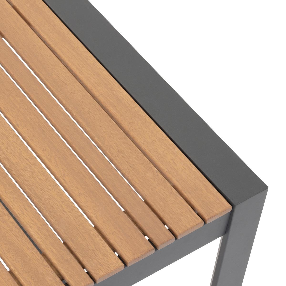 TABLE FIXE LENSIA EUCALYPTUS GRAPHITE 8 PLACES
