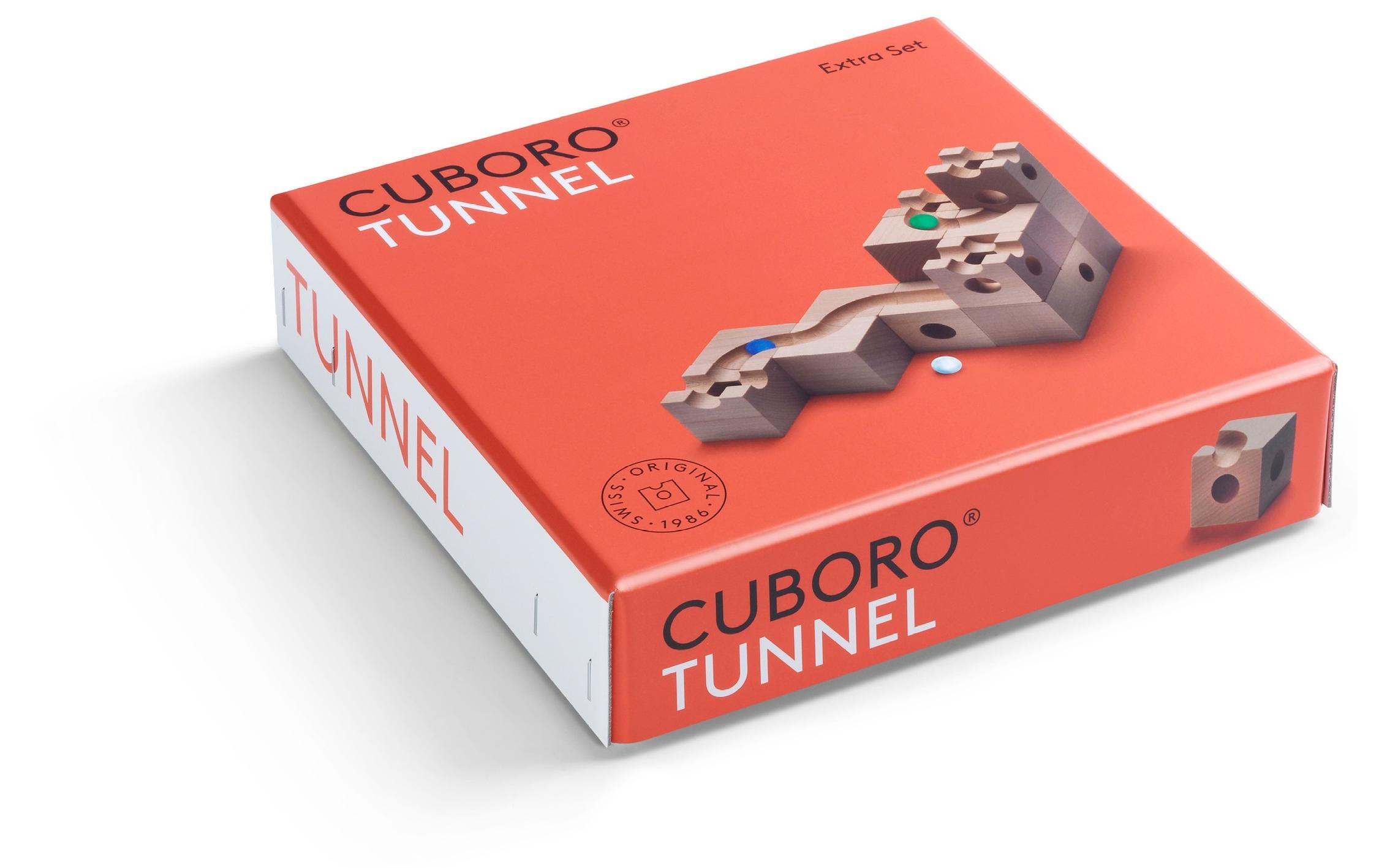 Kugelbahn Zubehör CUBORO TUNNEL<br>Extra-Set für überraschende Tunnelsysteme