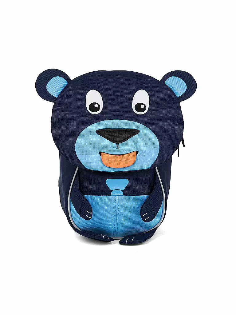 AFFENZAHN Kinder Rucksack Kleine Freunde - Bobo Bär dunkelblau