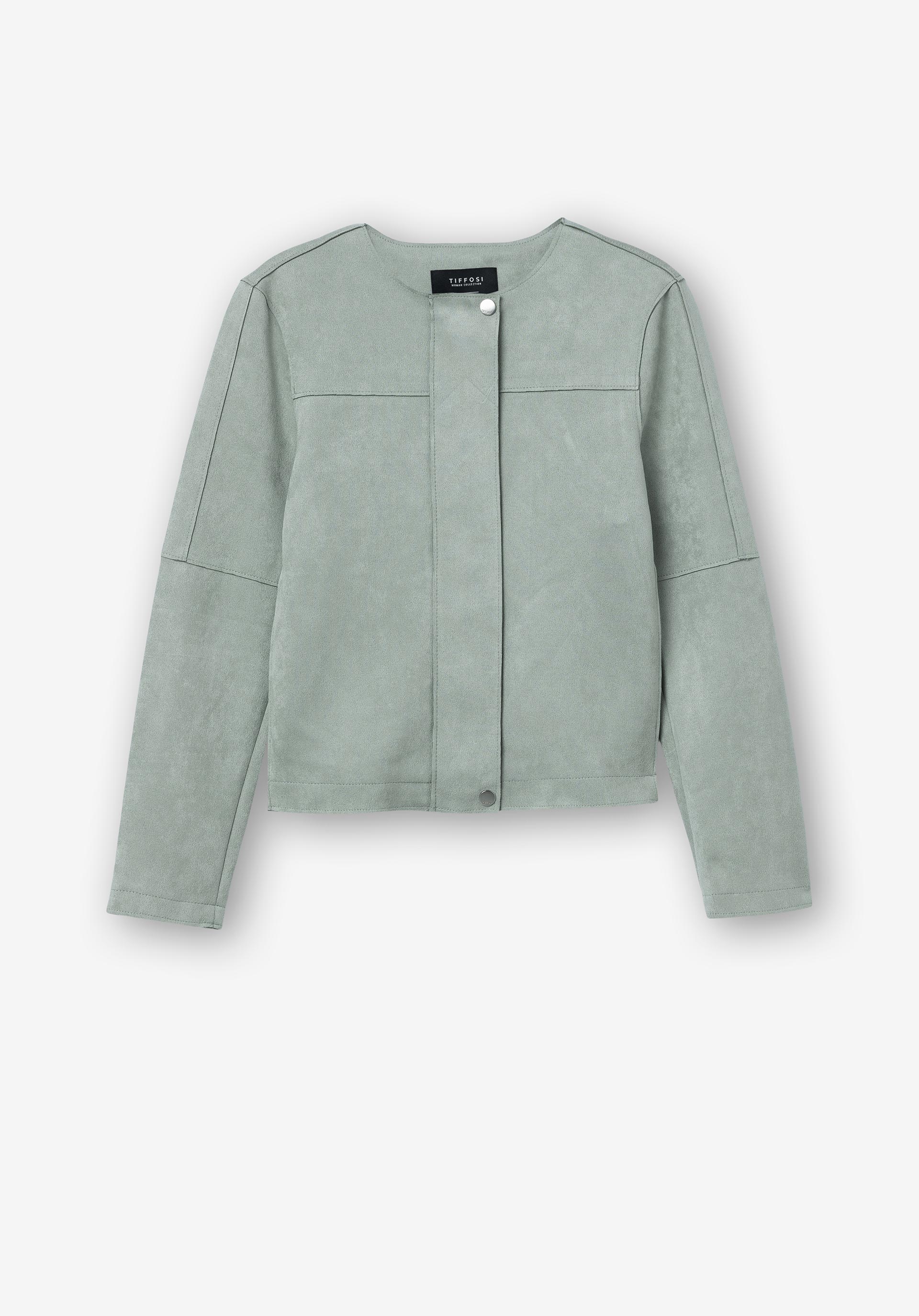 Casaco Efeito Suede