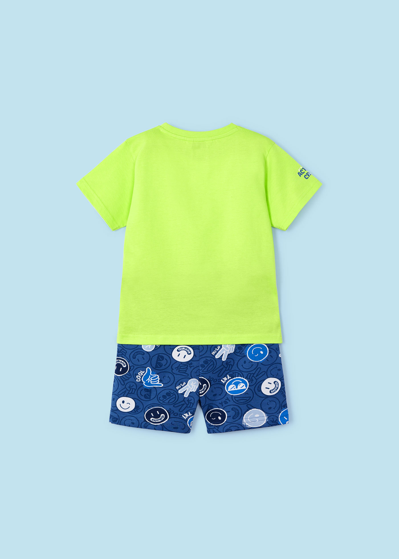 Conjunto de 2 peças Better Cotton com estampa de kiwi para meninos