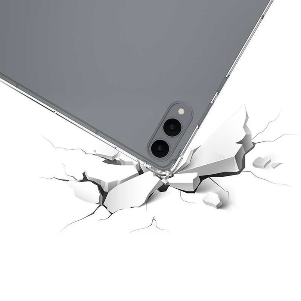 Samsung Galaxy Tab S11 Ultra Gummi Case Hülle mit Air Cushion Fallschutz - Transparent