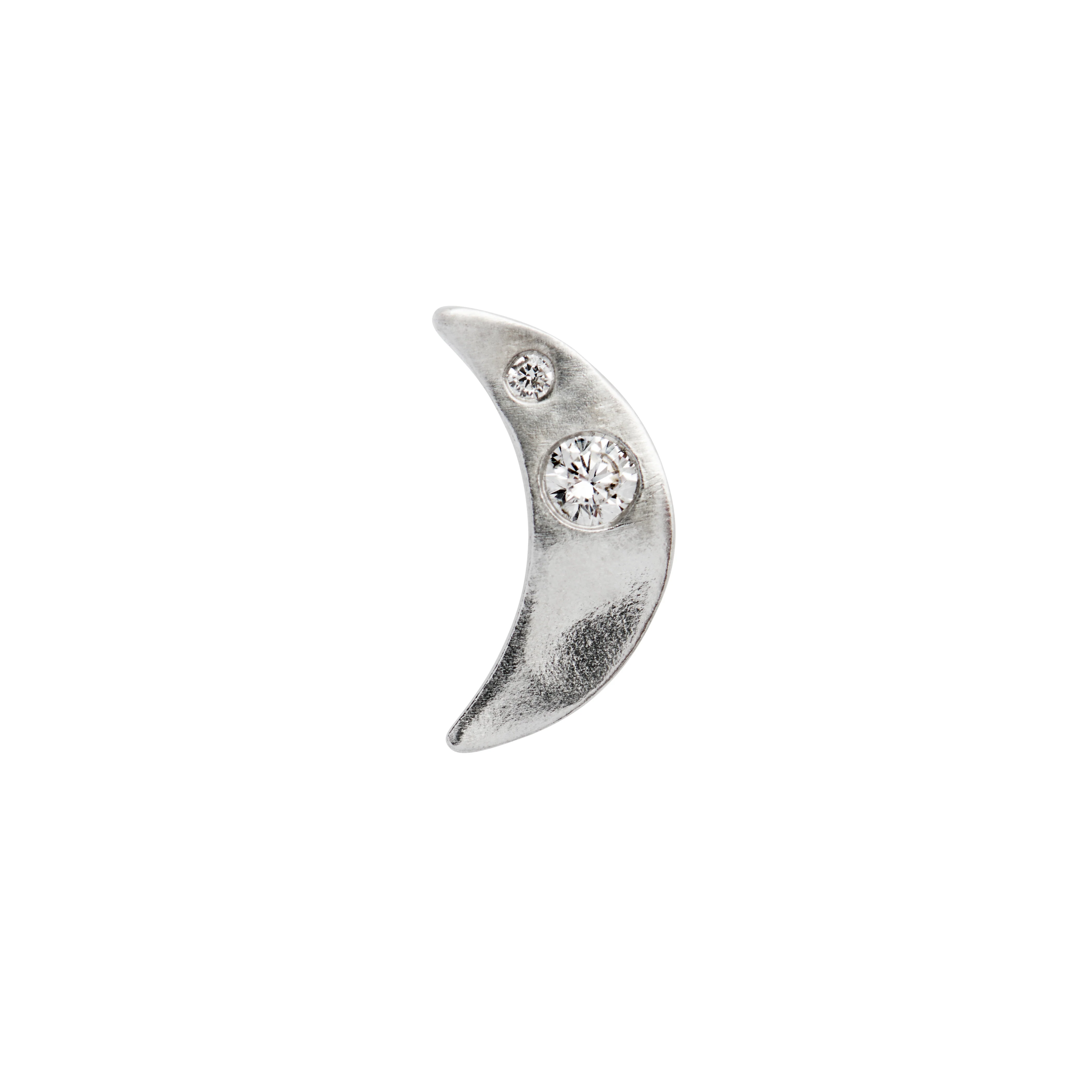 STINE A Jewelry  Petit bella moon ørering, sølv - H:8,7 mm.