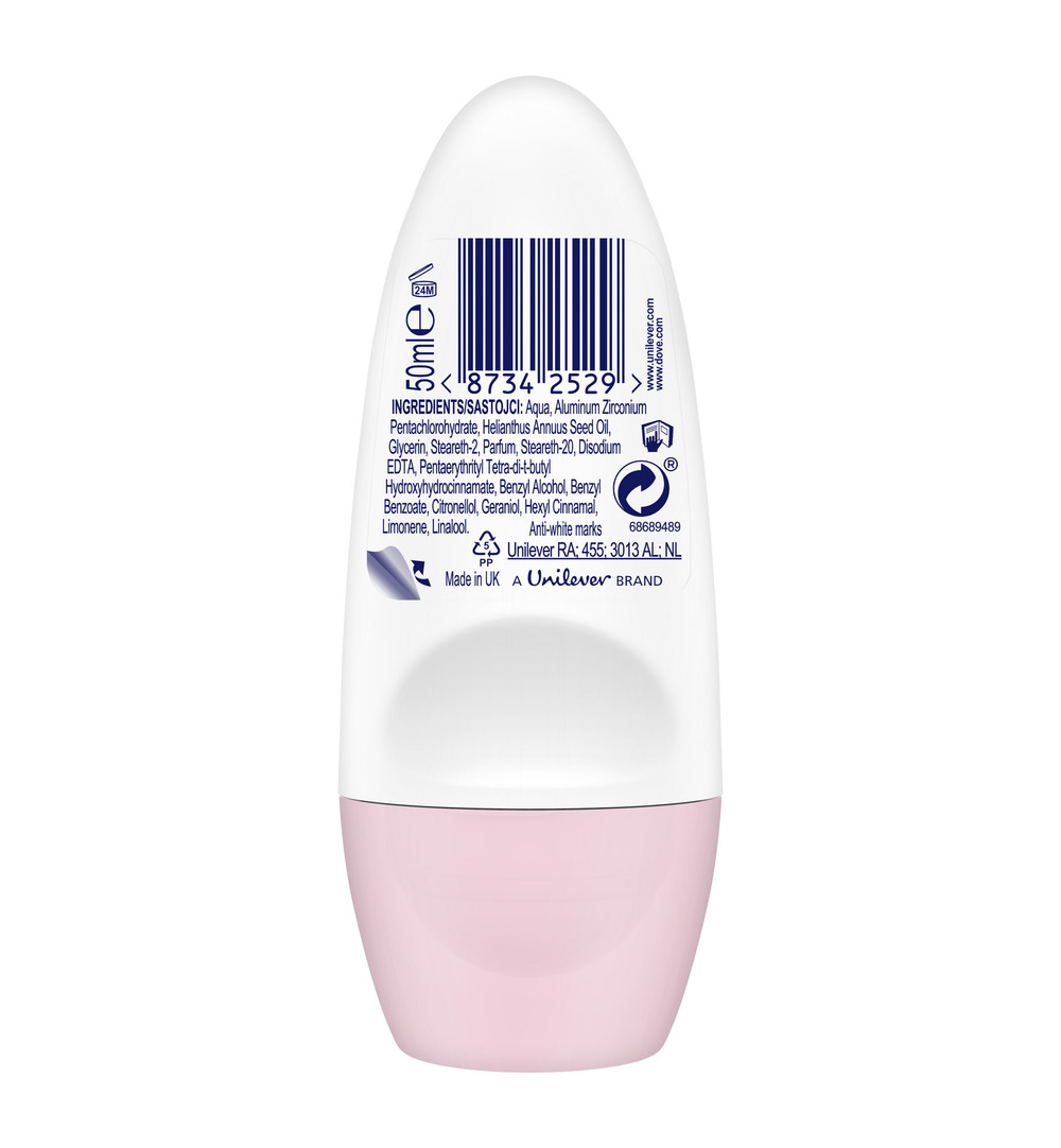 Dove Deodorant roller invisible care (50 ml)