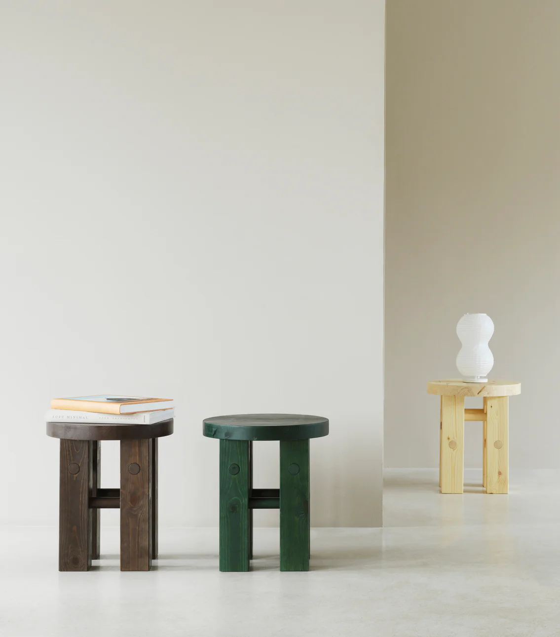 Normann Copenhagen  Puff Twist bordlampe - hvid