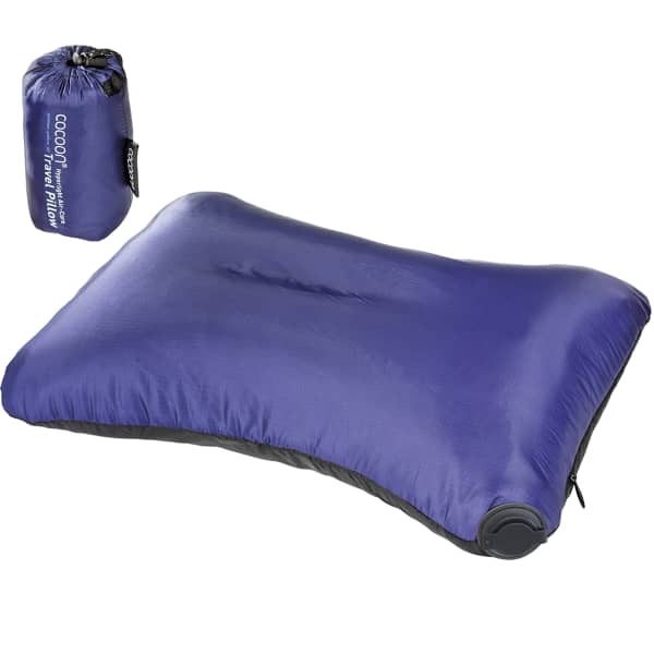 Oreiller de voyage COCOON PILLOW MICROLIGHT BLACK/DARK BLUE