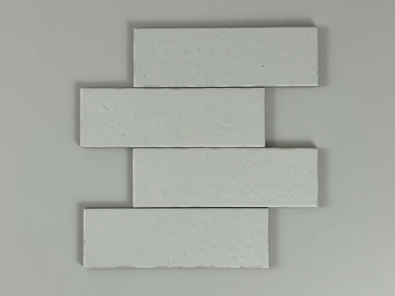 Jabo Kalma wandtegel 19x6cm wit mat