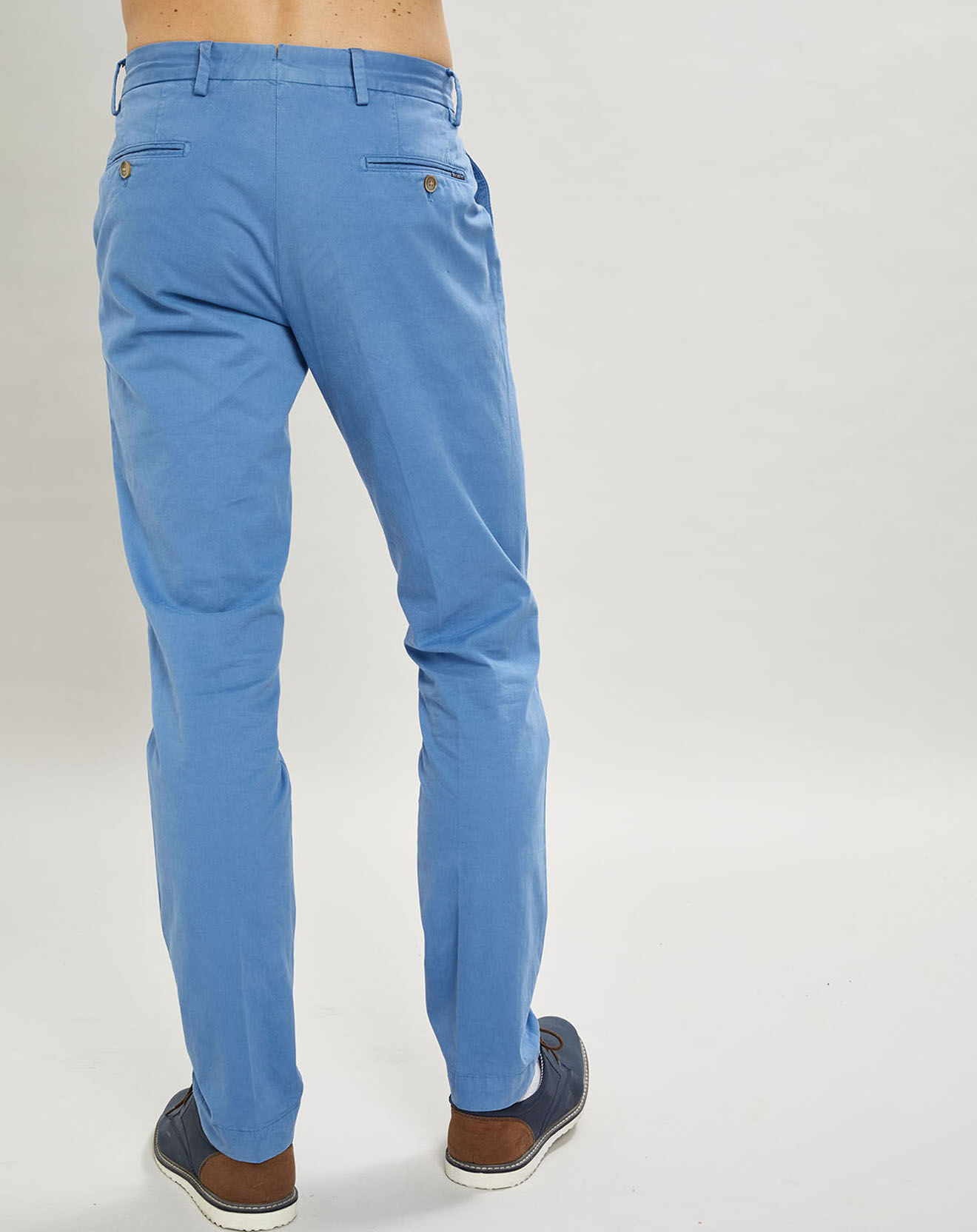 Hackett London Pantalon chino Slim Fit Core Kensington bleu moyen