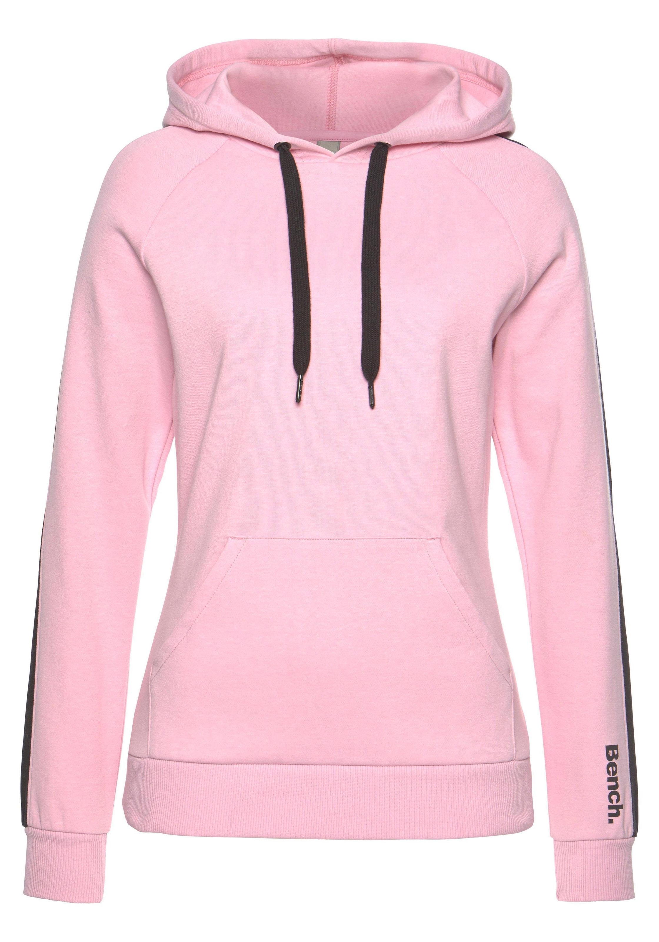 Bench. Loungewear Kapuzensweatshirt , mit Seitenstreifen und Kängurutasche, Loungewear