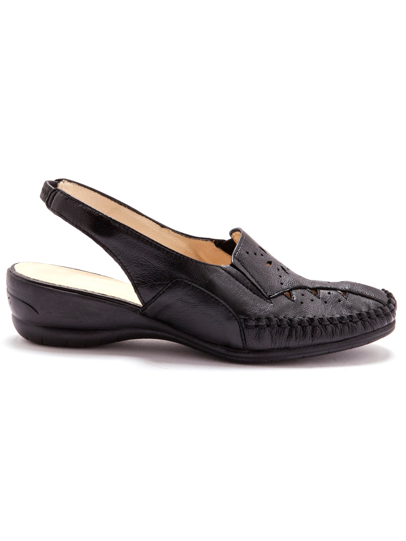 Sandales ajourées talon 4cm