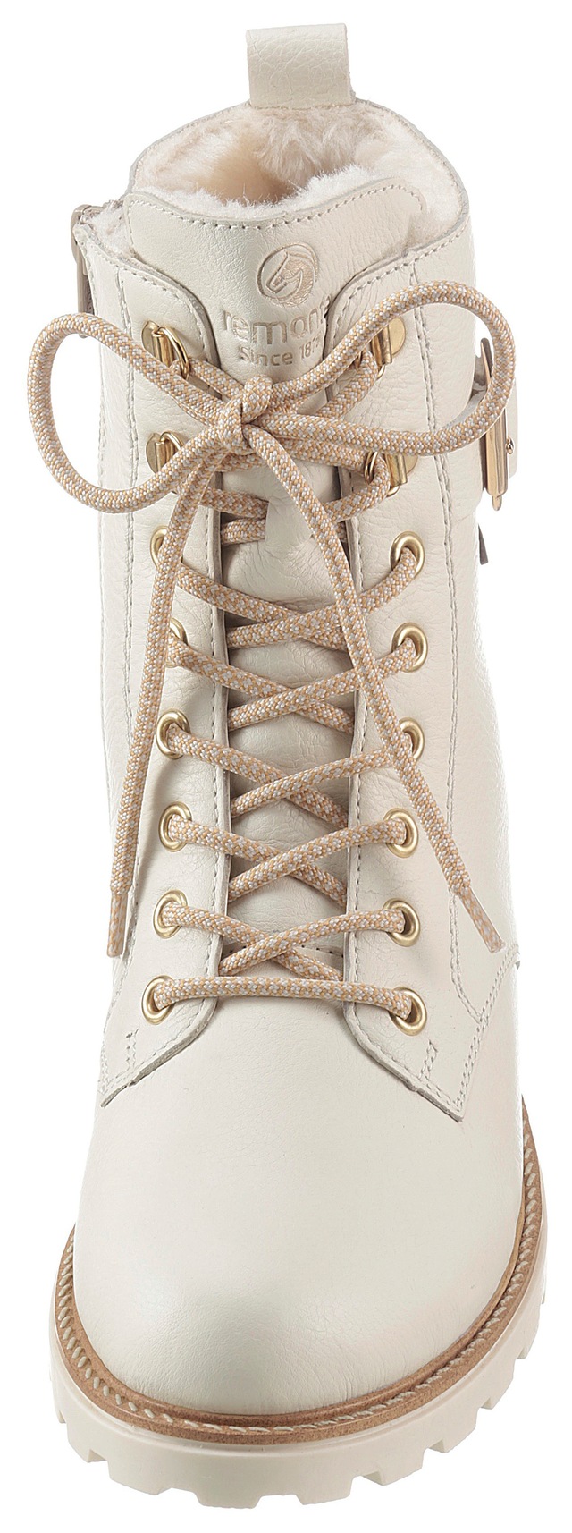 Remonte Winterboots  , Blockabsatz, Schnürboots, Outdoorschuh mit Zierschnalle