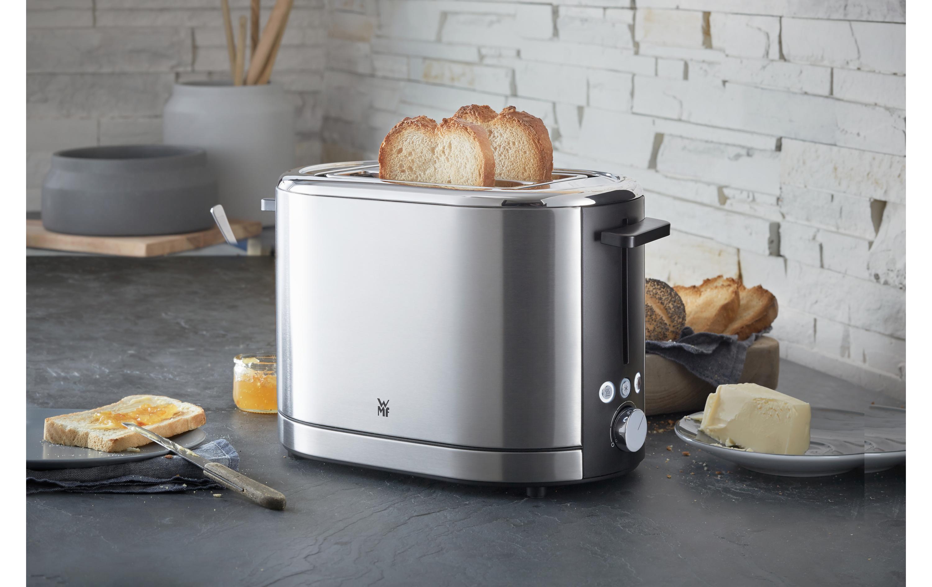 Toaster LONO SilberDoppelschlitztoaster mit sieben Bräunungsstufen