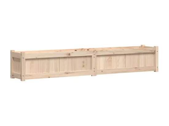 Jardinière 180x31x31 cm bois de pin massif