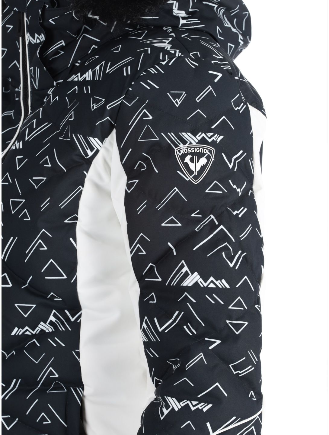 W Staci Print Puffy ski-jas dames