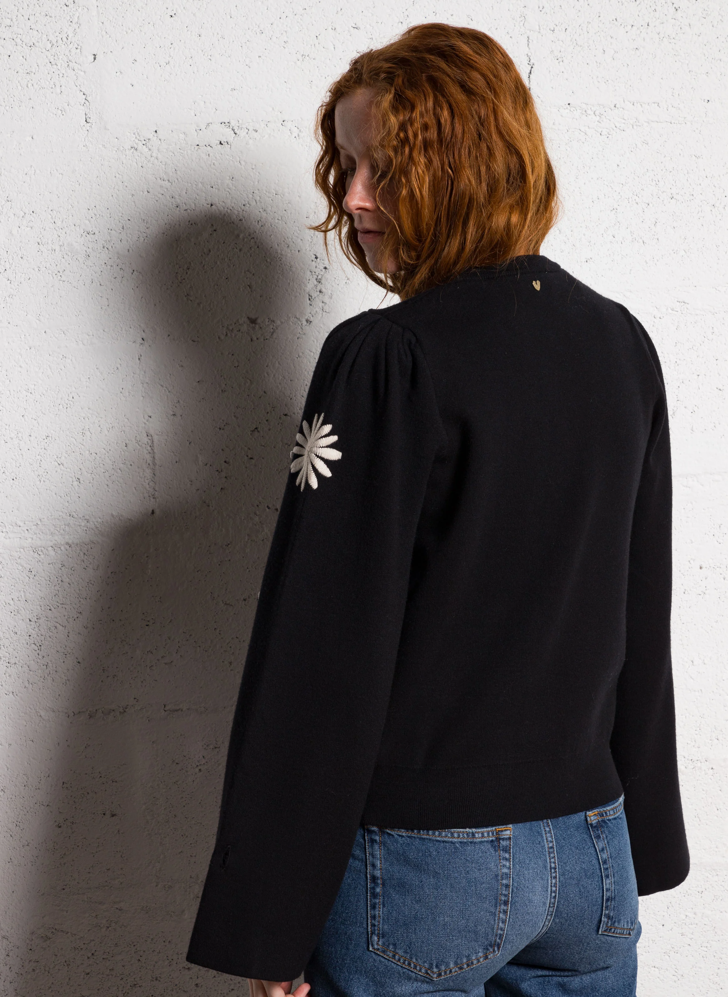 BIBA - Pull col rond| Noir