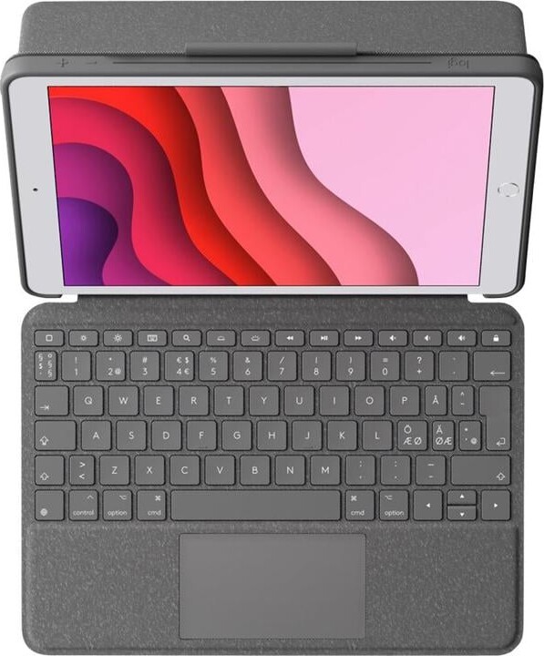 Logitech - Combo Touch - Tastatur Og Trackpad Til iPad - 10Th Gen - Nordic