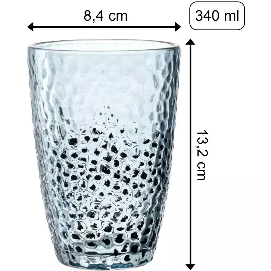 Leonardo Trinkgläser Matera 340 ml 4er Set bunt