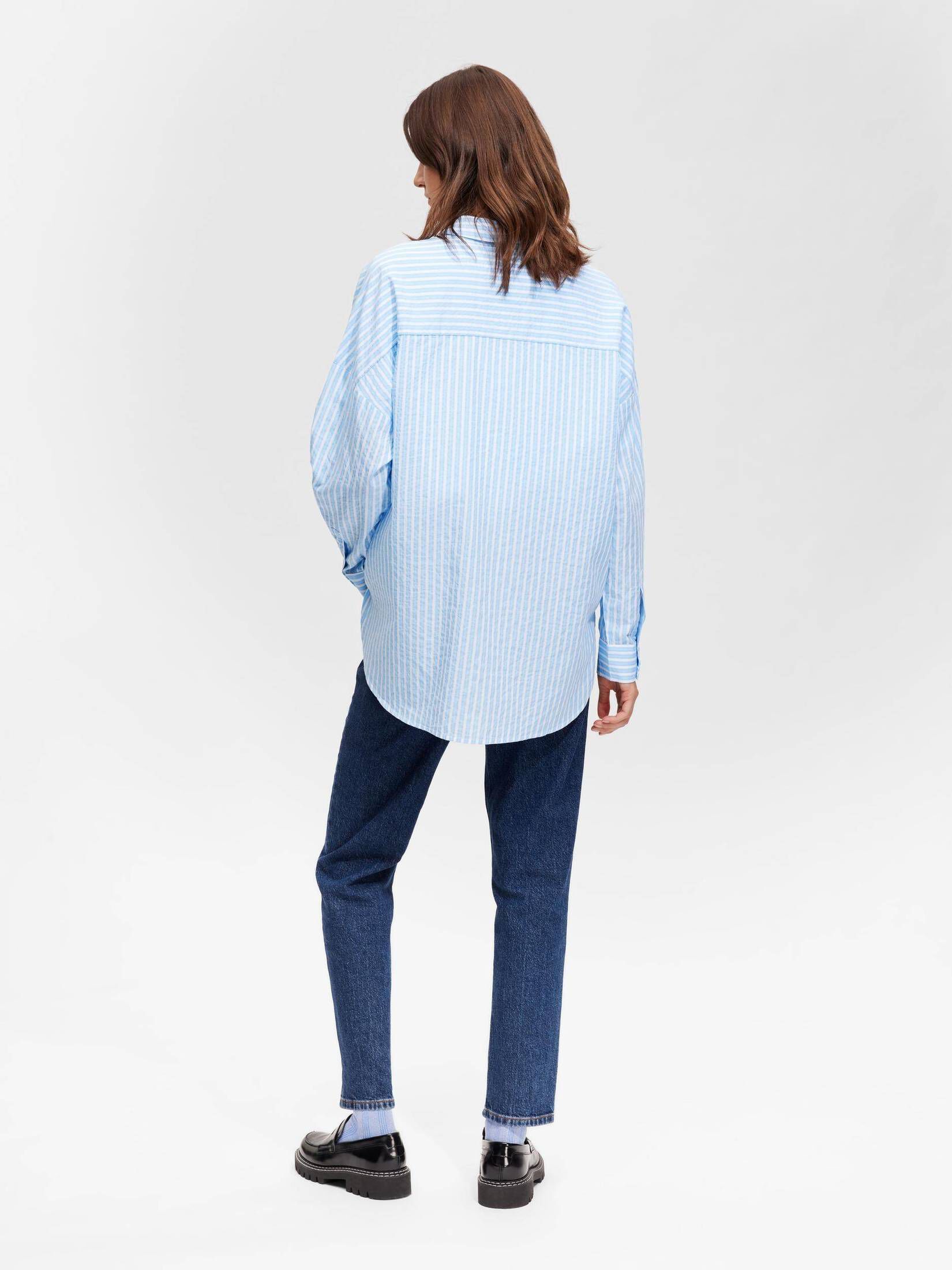 Selected Femme| Damen Hemdbluse SLFEMMA-SANNI