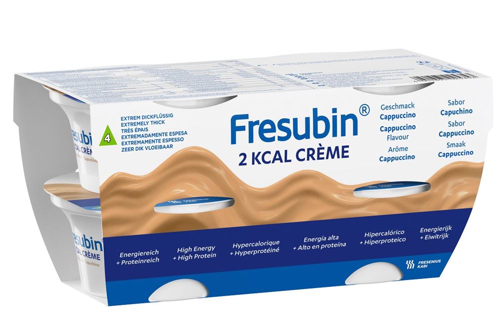 Fresubin 2 kcal Crème<br>4 × 125 g, Emulsion zum Einnehmen, Cappuccino