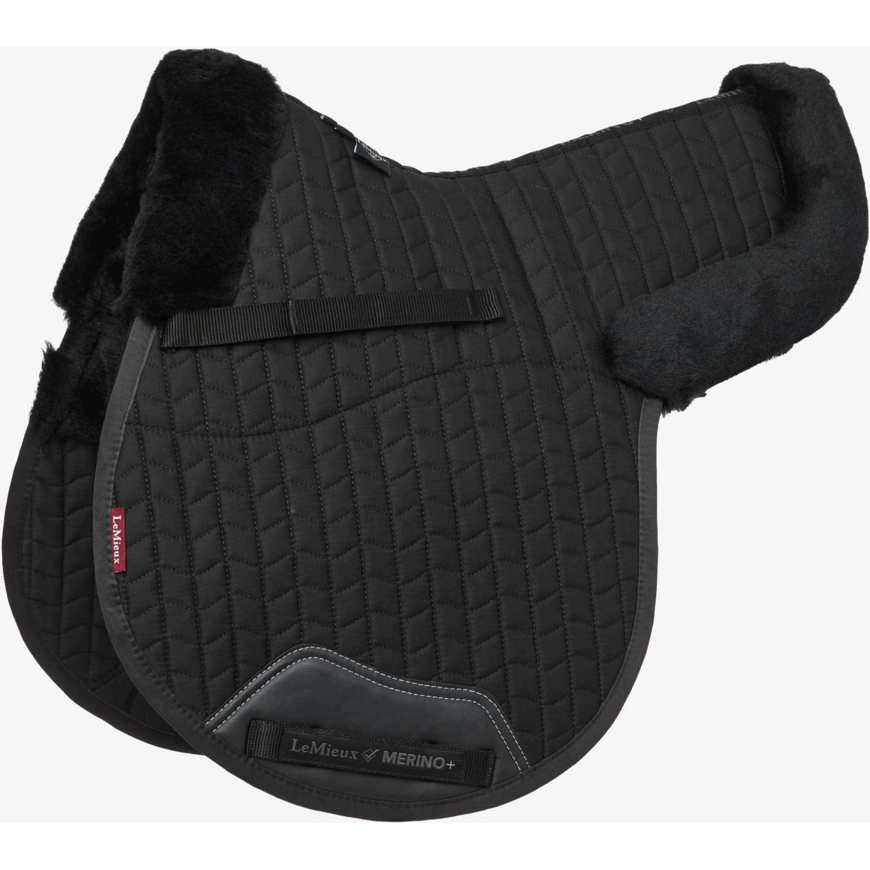 LeMieux Zadeldekje Merino+ Half Onderlegd GP Zwart