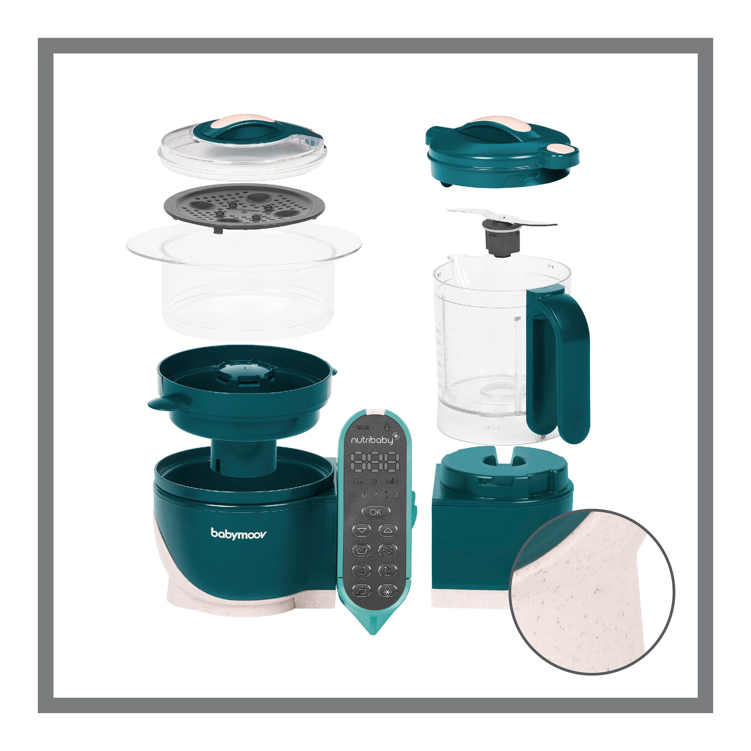 Babymoov Babynahrungszubereiter und Sterilisator NutribabyPlus