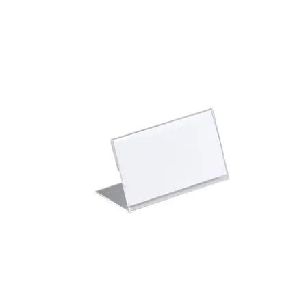 Durable 805519 Tischnamensschild aus Acryl, Einsteckschilder 52?x?100?mm, transparent