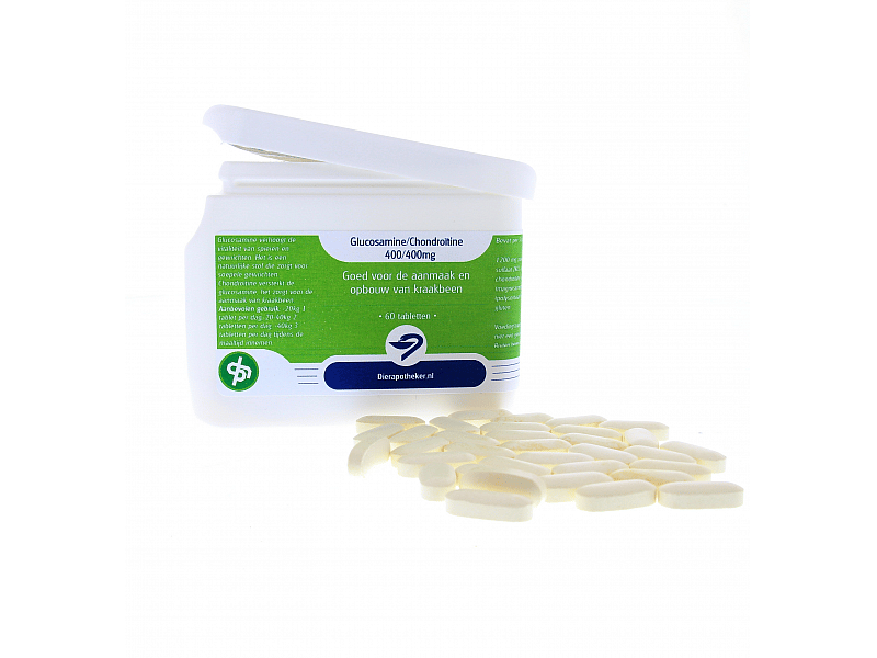 Glucosamine-Chondroitine 400-400 mg Dierapotheker.nl Huismerk 60 tabletten