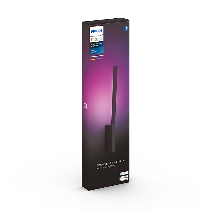 Applique murale dimmable 850 lm IP20 20 W Philips Hue noir