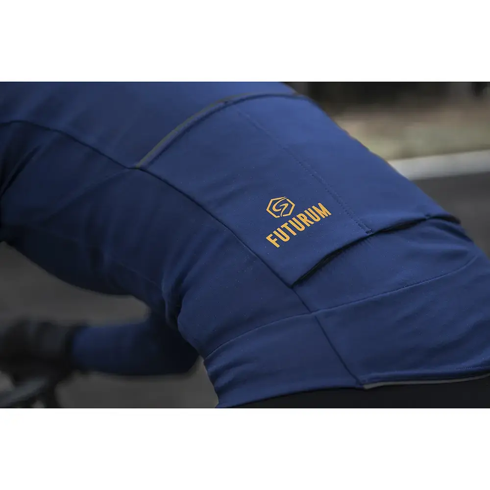 FUTURUM 4 SEASONS PRO Merino Fietsjack Donkerblauw Dames