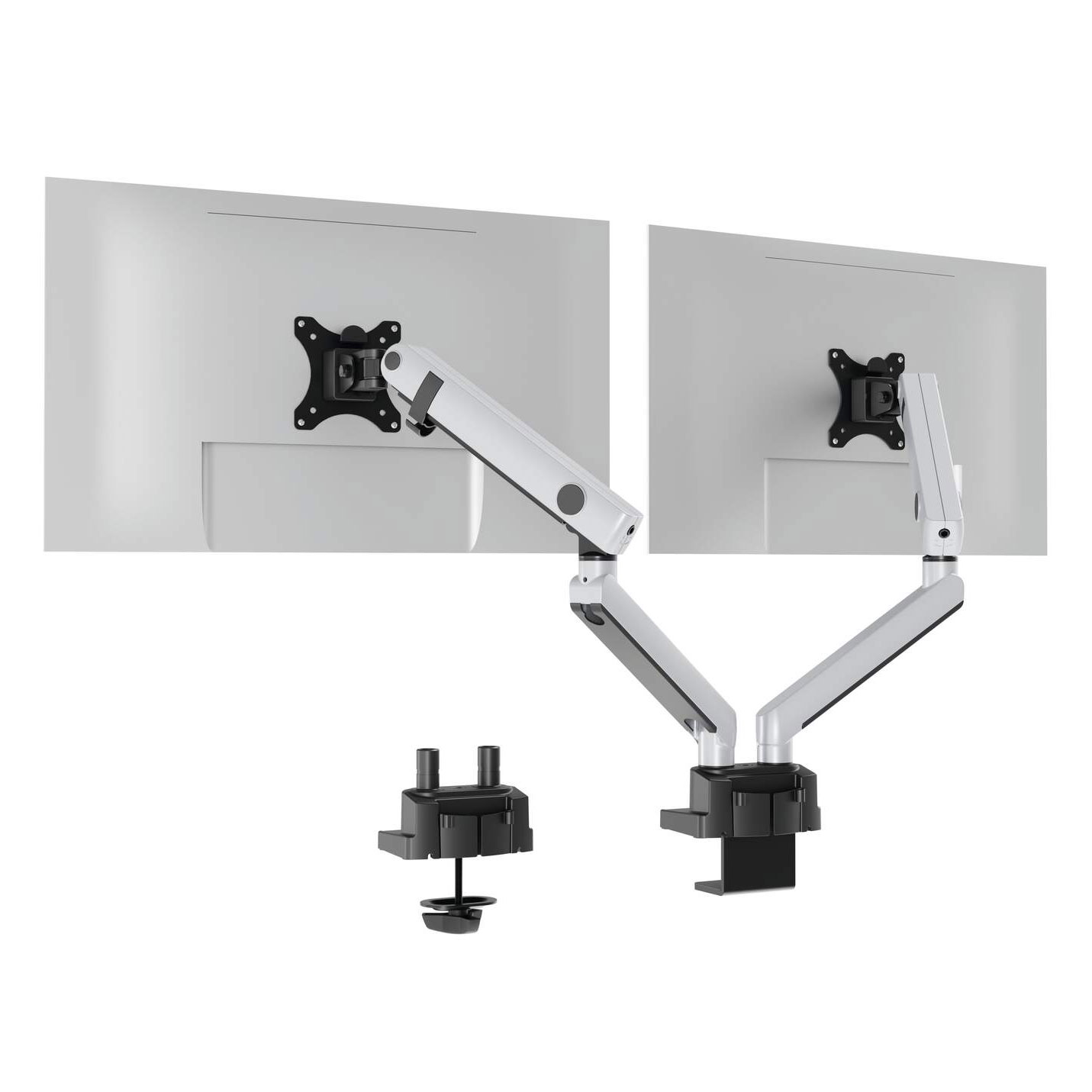 Durable Support de moniteur Select Plus pour 2 écrans avec double système de fixation