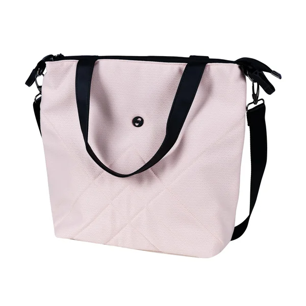 Carrinho de bebê Nordbaby Active Lux bege peônia com estrutura cromada