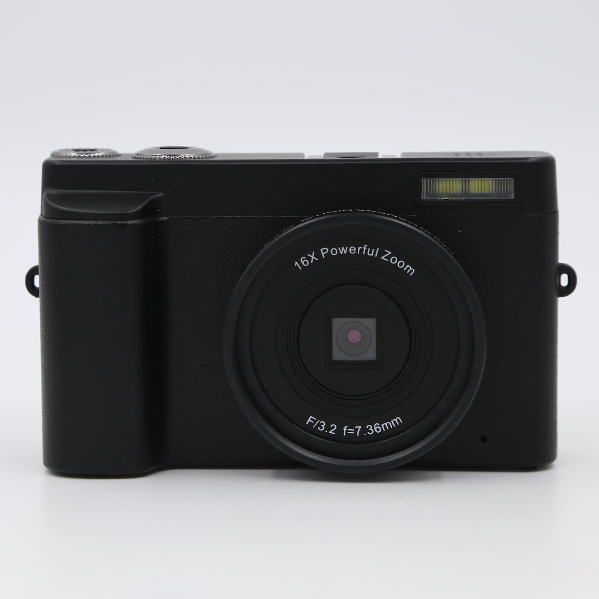 Digitalkamera med 24 MP, HD 1080p og 16x zoom, sort