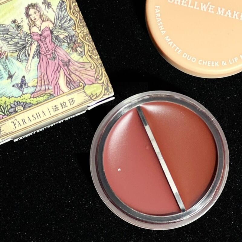 SHELLWE MAKEUP - Farasha Butterfly Fairy Duo Lip Mud Blush - 3 kleuren