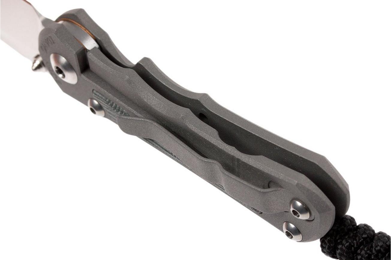 Chris Reeve Small Inkosi Black Micarta Inlays SIN-1012 zakmes