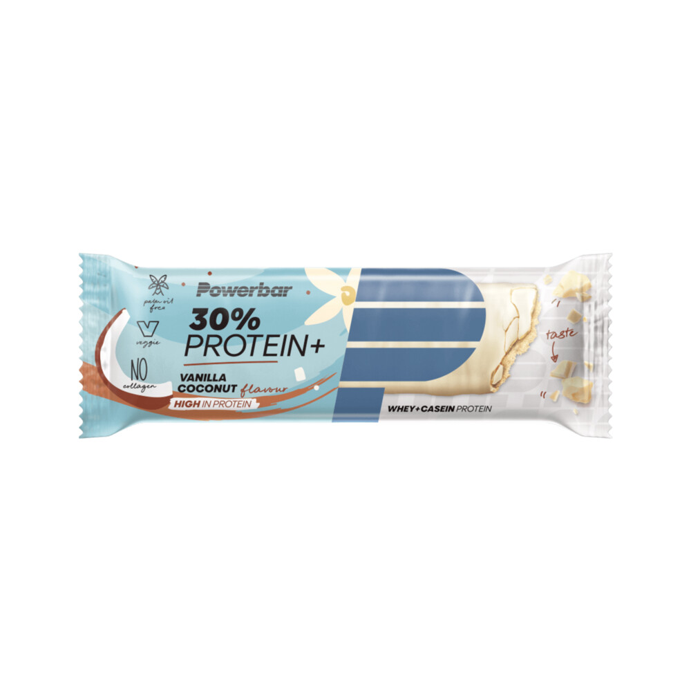 15x PowerBar Proteïne Plus 30% reep Vanilla-Coconut55 gr
