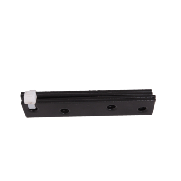 Verbindingsplaat 80x15 mm zwart 4 stuks