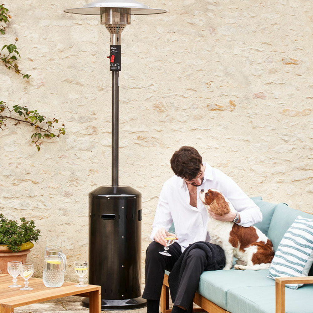 Chauffage d'extérieur Cosy élégance noir