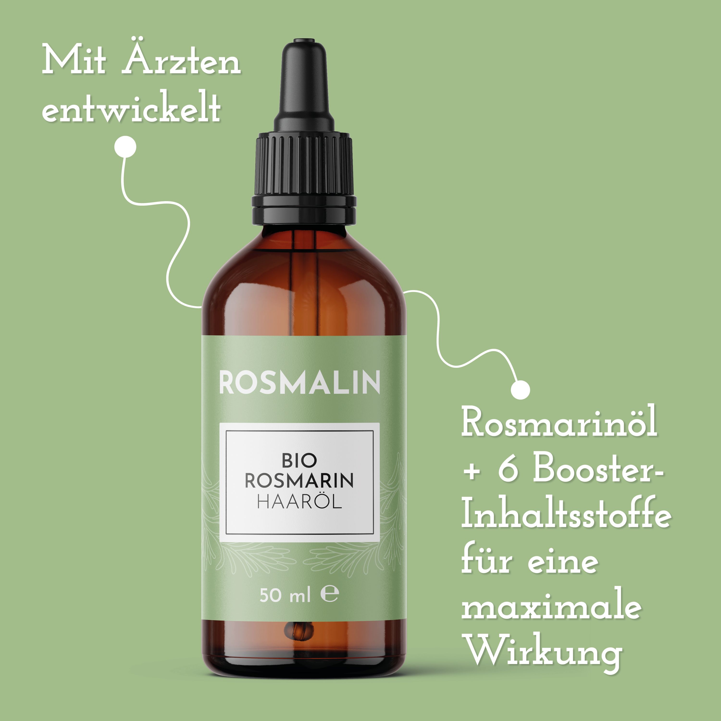 Rosmalin® Rosmarinöl Haare - Haarwachstum anregen & Haarausfall vorbeugen
