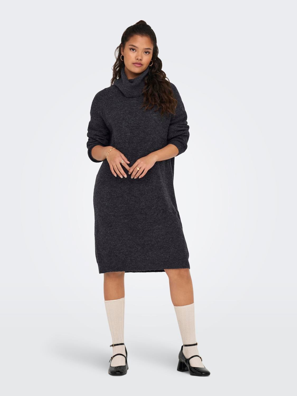 ONLSILLY Strickpullover Dark Grey Melange